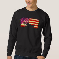 American Flag Airboat Captain Racing Tour America 