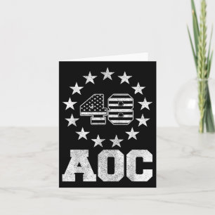 American Flag Alexandria For President 2028, A.o.c Card