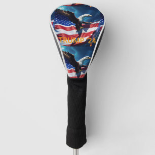 American Flag American Eagle TRUMP 2024 Golf Head Cover