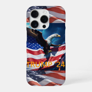 American Flag American Eagle TRUMP 2024 iPhone 16 Pro Case