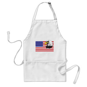 American Flag and Bald Eagle Standard Apron