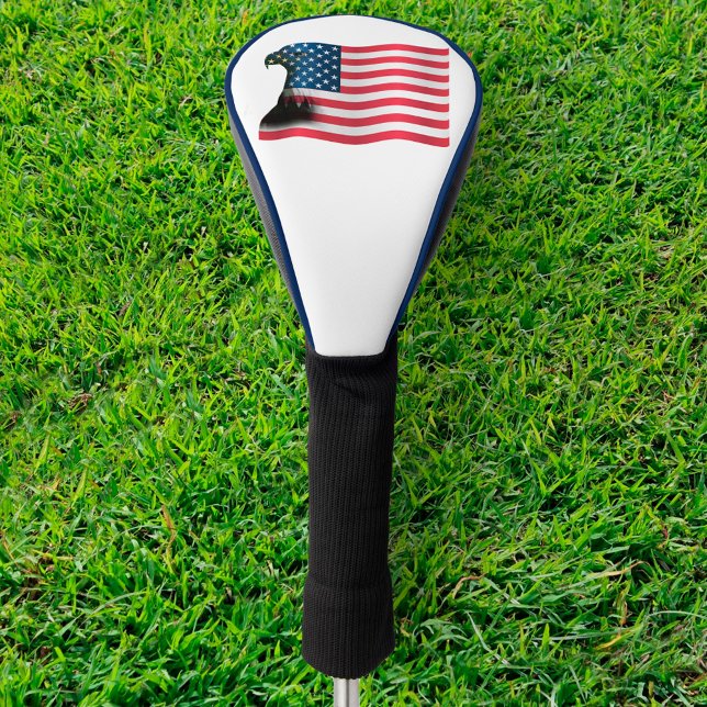 American Flag and Eagle Golf Head Cover (Creator Uploaded)