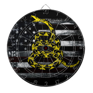 American Flag and Snake Dartboard