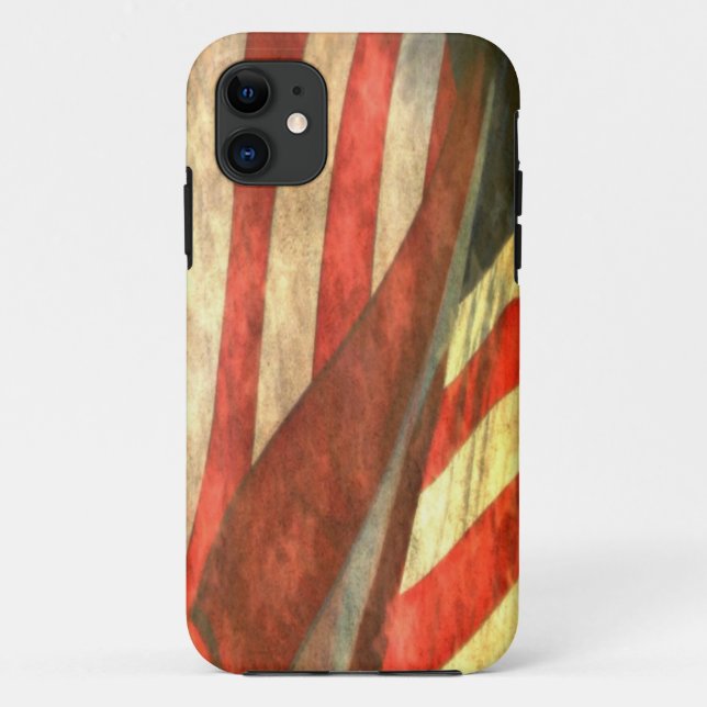 American Flag Apple Case-Mate iPhone Case (Back)