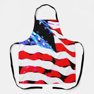American flag apron