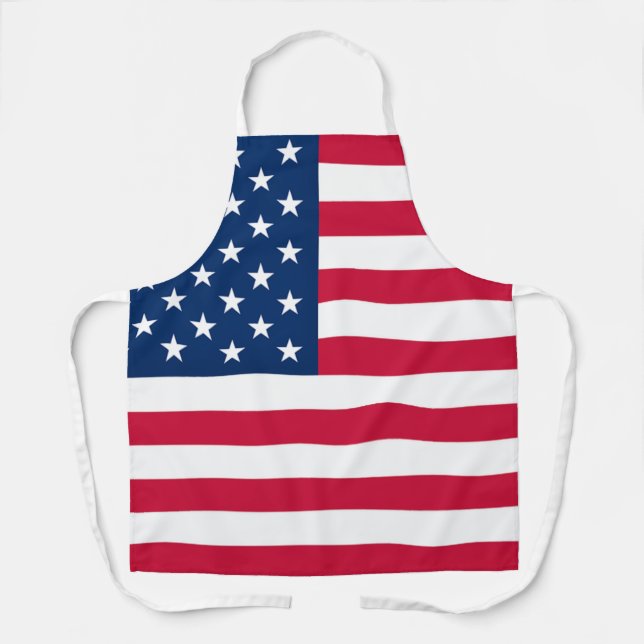 American Flag Apron Patriotic (Front)