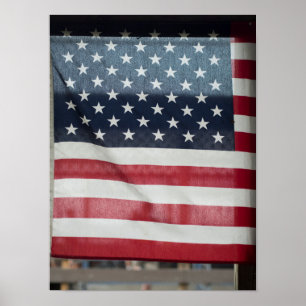 American Flag At The Sussex County Fair Poster