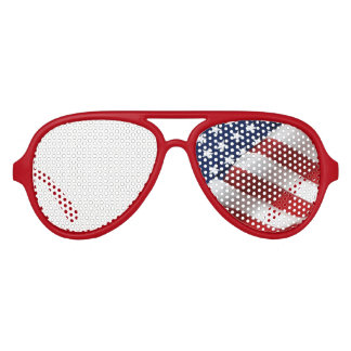 American Flag Aviator Sunglasses