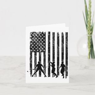 American Flag Badminton Shirt Men Usa Flag Badmint Card