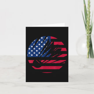 American Flag Badminton Shirt Men Women Usa Badmin Card