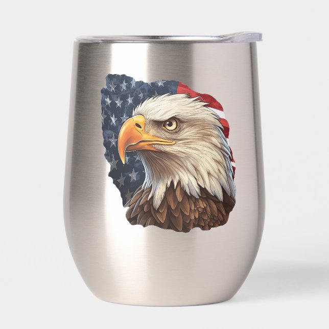 American Flag Bald Eagle (Left)