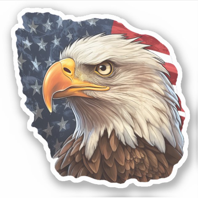 American Flag Bald Eagle (Front)