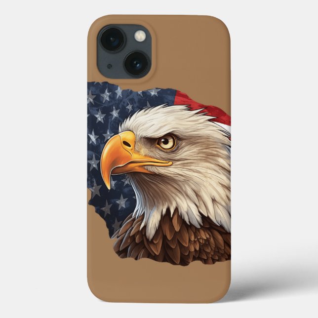 American Flag Bald Eagle Case-Mate iPhone Case (Back)