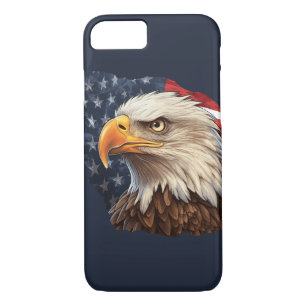 American Flag Bald Eagle iPhone 8/7 Case