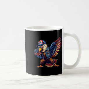 American flag bald eagle patriotic eagle funny 4th coffee mug