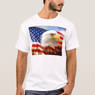 American Flag Bald Eagle T-Shirt
