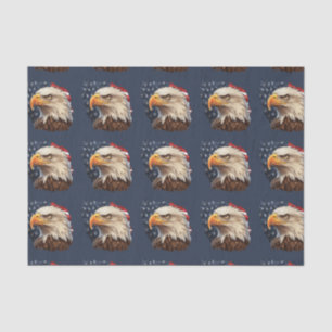 American Flag Bald Eagle Tissue Paper