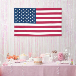 American flag banner