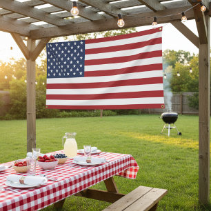 American Flag Banners for Indoor & Outdoor Use