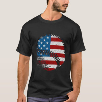 American Flag Baseball Baseball T-Shirt