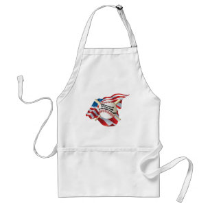 American Flag Baseball Standard Apron