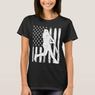 American Flag Baseball Team Gift T Shirt_1 T-Shirt