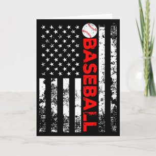 American Flag Baseball Team Gift T Shirt_8 Card