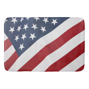 American Flag Bath Mat