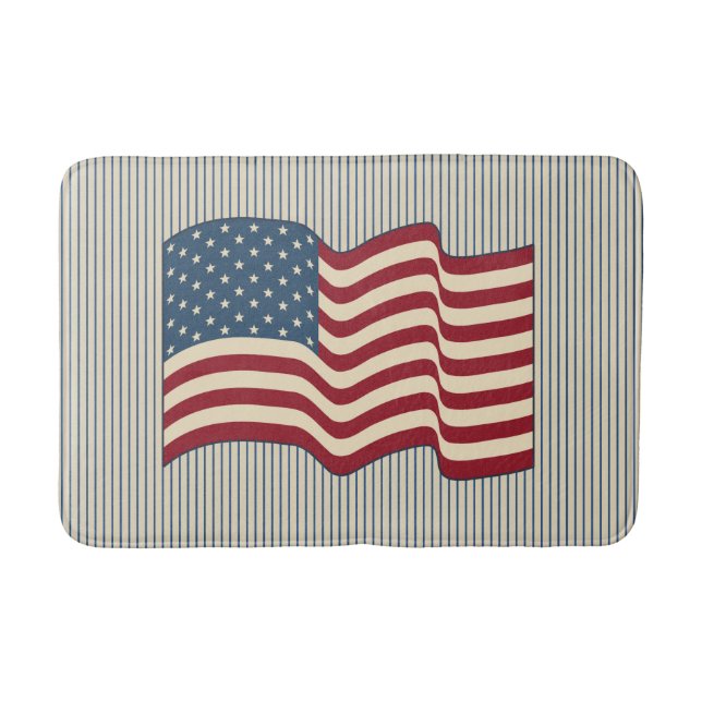 American Flag Bath Mat (Front)