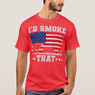 American Flag BBQ T-Shirt