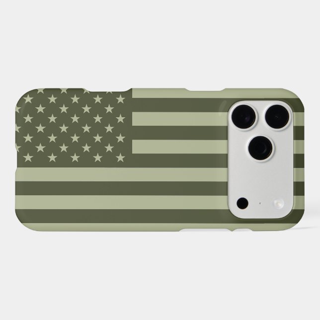 American Flag BDU Green (Back (Horizontal))