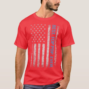American Flag BEST TOP POP EVER for men Fathers d