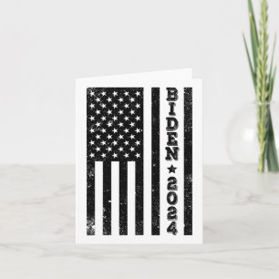 American Flag Biden Election Anti Trump 4th Of Jul Card