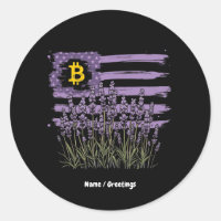 American Flag Bitcoin BTC Revolution Funny Crypto