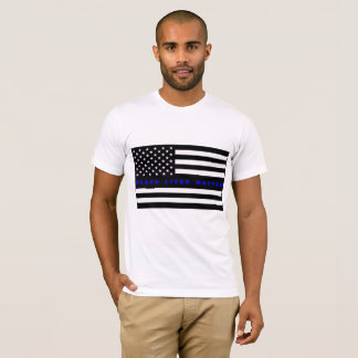 American flag Black Lives Matter shirt