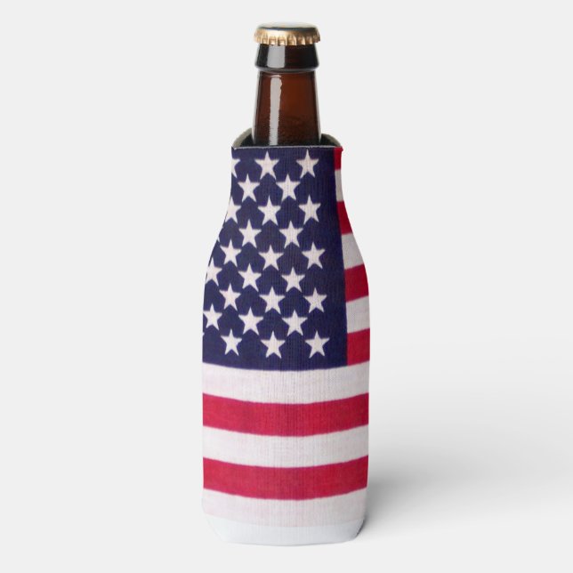 American flag Bottle cooler (Bottle Front)