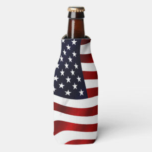 American Flag Bottle Cooler