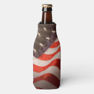 American Flag Bottle Cooler