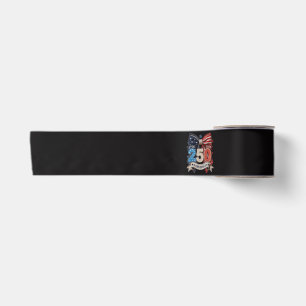 American Flag Bow 250th Anniversary Patriotic Satin Ribbon