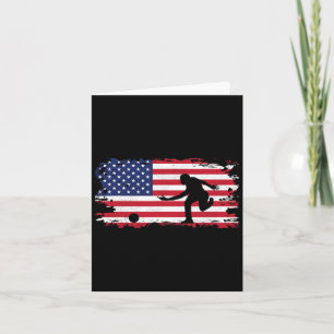 American Flag Bowling Apparel - Bowling Card