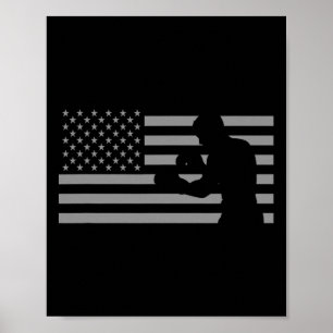 American Flag Boxer T Shirts - Boxing Poster