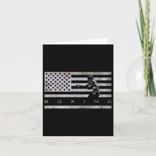 American Flag Boxing Apparel - Boxing 1  Card
