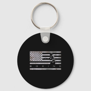 American Flag Boxing Apparel - Boxing 1 Key Ring