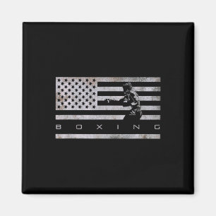 American Flag Boxing Apparel - Boxing 1 Magnet