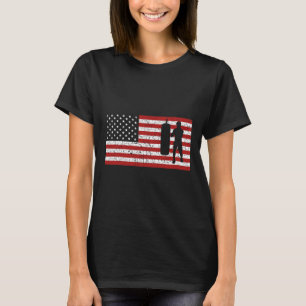 American Flag Boxing Boxing Gift Men Women T-Shirt