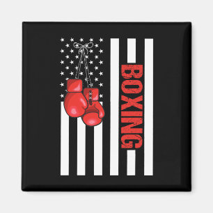 American Flag Boxing Patriotic Boxing 1 Magnet