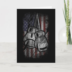 American Flag Boxing Shirts For Men Women Fourth O Card