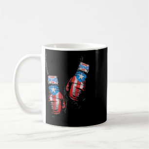 American Flag Boxing Usa Gloves Gym Boxer Fitness Coffee Mug