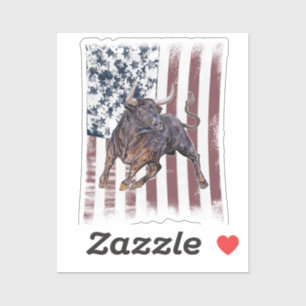 American Flag Bull