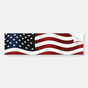 American Flag Bumper Sticker